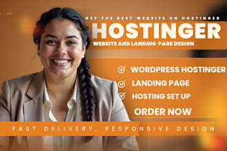 build hostinger website wordpress website design wordpress hostinger website