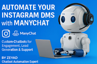 build a custom instagram manychat chatbot to automate your dms