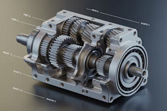 do mechanical 3d model solid works 3d 2d drawings 3d cad modelling