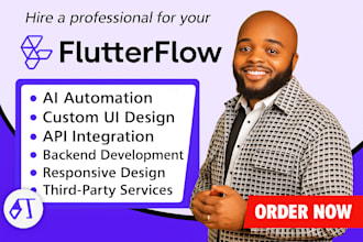 flutterflow mobile app developer and bubble io developer design bubble website