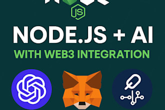 build a secure nodejs rest API with ai and web3 integration