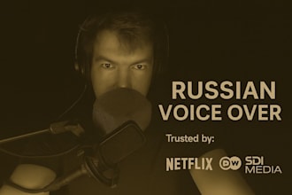 record a professional russian voice over