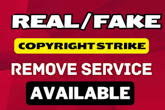 remove copyright strike with strong counter notification
