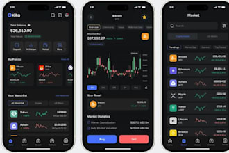 develop stock trading app crypto wallet app forex app fintech app investment app