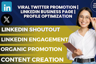 share content to 280k linkedin marketing twitter audience promotion shout out