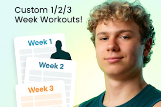make a full personalized fitness program and meal plan
