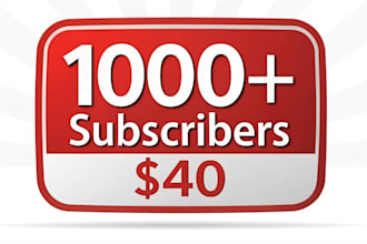 grow organic 1000 youtube followers fast