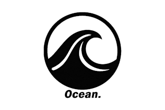 abstract ocean logo with abstract style