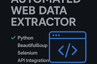 build custom web scraping tools or bots for your data needs