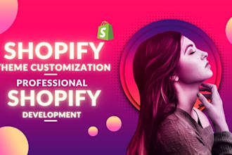 do shopify theme customization and professional shopify development