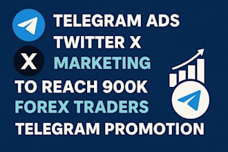 telegram ads twitter x marketing to reach 900k  forex traders telegram promotion