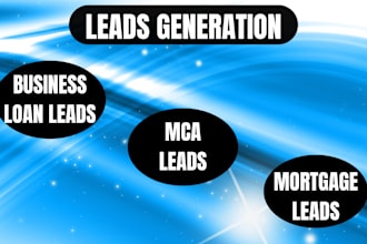 provide fresh and targeted mca leads, business loan leads