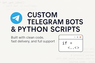 build a python automation tool or telegram bot with chatgpt ai