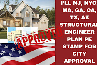 architectural stamp ca, tx, fl, licensed civil engineer pe stamp for city permit