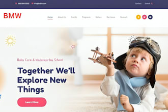 build squarespace nanny website babysitting agencies website daycare website