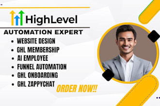 setup gohighlevel website design gohighlevel membership ghl funnel automation