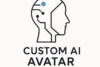 do custom ai avatar design for social media and branding