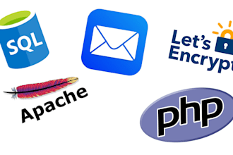 to set up a complete web server including databases and email