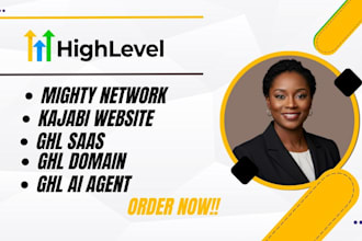 be your gohighlevel mighty network ghl kajabi website ghl saas ghl domain