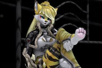 do furry vrchat avatar, nsfw furry, anime nsfw, fursona reference sheet