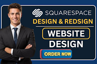 design redesign squarespace websites fix square space website design  landing pa