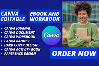 editable canva ebook,workbook,magazine, booklet, worksheet,flyer,flipbook