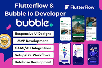 be bubble io developer bubble io app bubble marketplace flutterflow developer