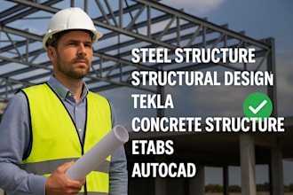 design steel structure structural design tekla concrete structure etabs autocad