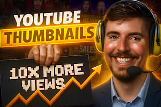 do cartoon minecraft gaming podcast catchy gig or youtube thumbnail design in 3h