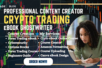 ghostwrite crypto trading book and ebook forex trading stock market ebook writer