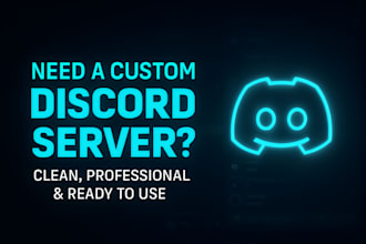 build a clean, structured discord server