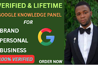 create a perfect google knowledge panel for all category