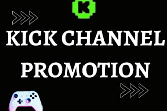 do organic twitch channel promotion, viewers, kick followers, chatters,affiliate