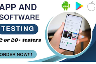 provide 12 testers for google play closed testing and mobile app with 12 tester