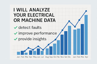 analyze your electrical or machine data for fault detection and prediction