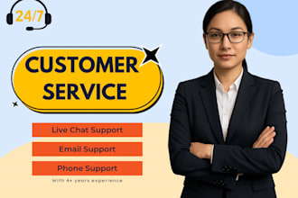 provide customer service support via email, chat, or phone