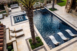 plan 3d backyard landscape design frontyard garden swimming pool patio fireplac