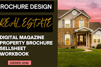 realestate brochure design,digital magazine lookbook property brochure sellsheet