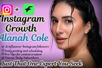 your instagram social media manager for ai influencer fanvue onlyfans promotion