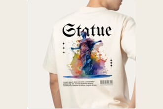 do custom urban streetwear t shirt design, y2k grunge, retro for etsy, printfy