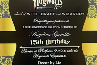 design custom party and event prints, and heartfelt tributes