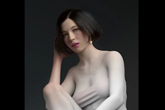 3d character modeling metahuman game realistic character daz3d character design
