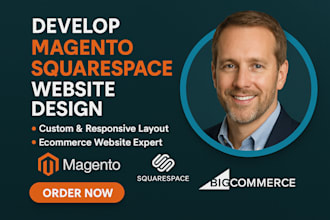 develop magento squarespace bigcommerce website design ecommerce website expert