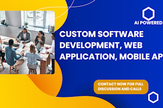 custom ai software development, ai mobile app, ai web application ai software
