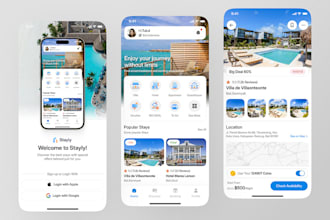 develop traveling app, booking app, navigation app, flight app