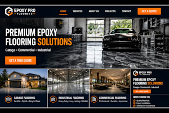 epoxy website epoxy flooring resin floor website coating flooring landing page