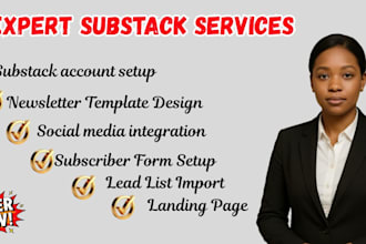setup substack account  beehiive  design editable substack newsletter template
