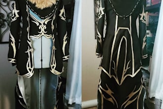 create  cosplay prop, 3d wearable  anime cosplay, cosplay model for 3d printing