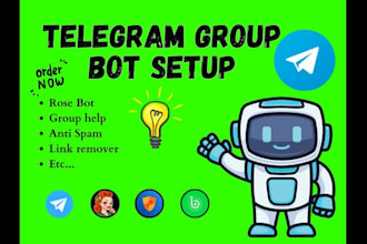 make advanced telegram bot for you