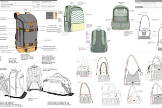do bag design, bag tech pack, handbag, backpack design, tote bag design luggage